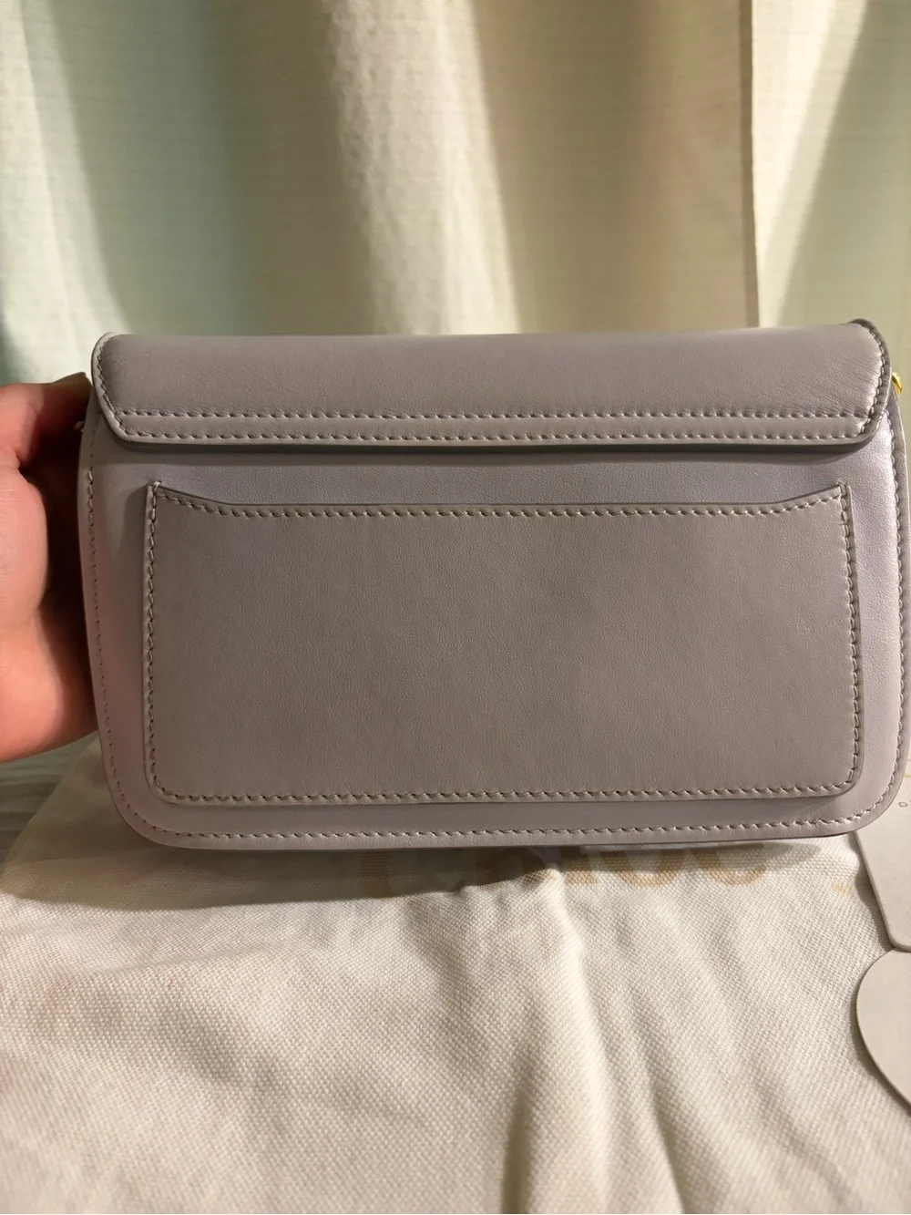 Authentic Chloé C Bag – Light Cloud Gray